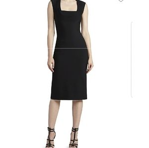 Alaia Black Metallic Jaquard Sleeveless Knit Column Sheath Dress Size US XS/36